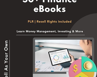 Paquete de más de 50 libros electrónicos sobre finanzas: Inversión, presupuestos y creación de riqueza (descarga digital PLR y MRR)