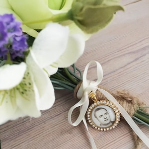 Foto encanto oro , boda bouquet foto encanto, Rhinestone Memorial Foto encanto, Rhinestone foto encanto, Rambouquet joyería de la foto