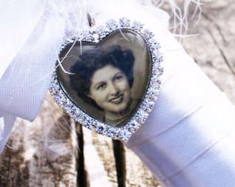DIY Bouquet Photo Charm kit ,Wedding Bouquet Photo Charm, Memorial Photo Charm, Photo Frame Charm, Triple Photo Charm, Bouquet Photo Jewelry