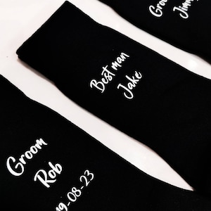 Personalisierte Hochzeitssocken, personalisierte Bräutigamsocken, Hochzeitspartysocken, personalisiert und individuell bedruckt,