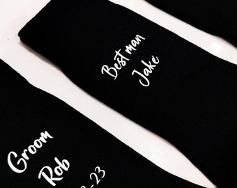 Personalised Wedding Socks, Personalised Grooms Socks, Wedding Party Socks, Personalised and Custom Printed,