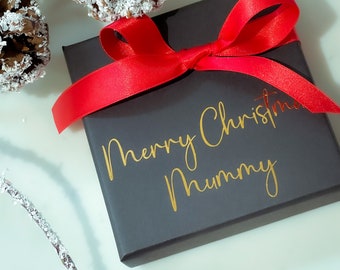 Merry Xmas Personalised gift box, bracelet box, Happy Anniversary gift box , Personalized gift box, necklace gift for her, bangle gift box