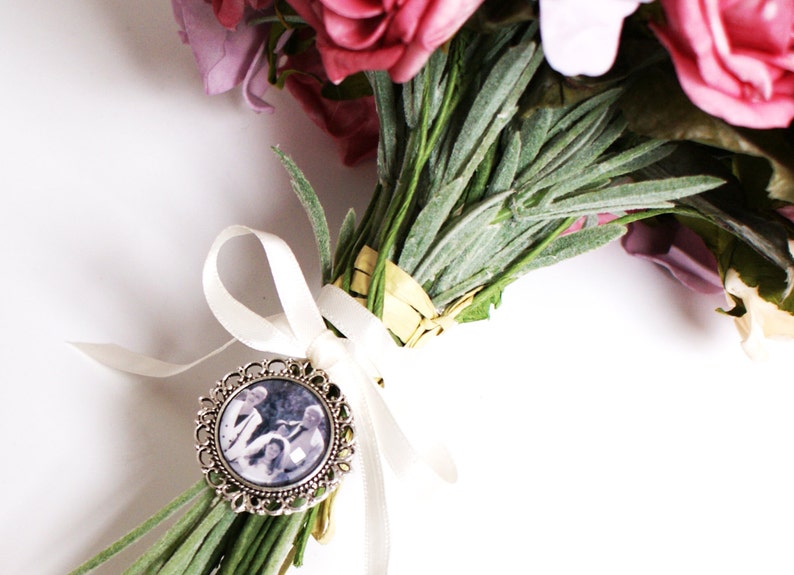 Photo Charm Bouquet Charm Wedding Bouquet Photo Charm Etsy