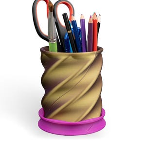 Stiftehalter Stifteköcher 3D Druck Stifthalter Wohnaccessoires Büroaccessoires Büro Organisation Stiftebecher Organizer