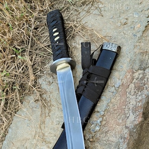 Handmade Damascus Tanto Ninja Sword – Japanese Decor Collectible