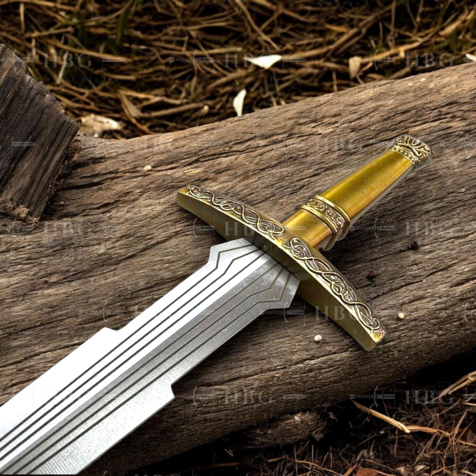 ロキの炎の剣レプリカ – 40 cm ステンレススチール製コスプレ小道具