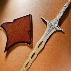 Sacred Relic Sword Replica 114.5cm | Elden Ring Inspired Metal Sword | Life-Size Cosplay Display Prop