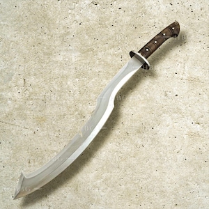 Handmade Egyptian Khopesh Sword – Fully Engraved Ancient Replica with Rosewood Handle & Sheath | Unique Collectible Gift Idea