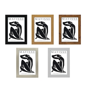 Cornice moderna: nera, in rovere o in noce, per poster e foto.