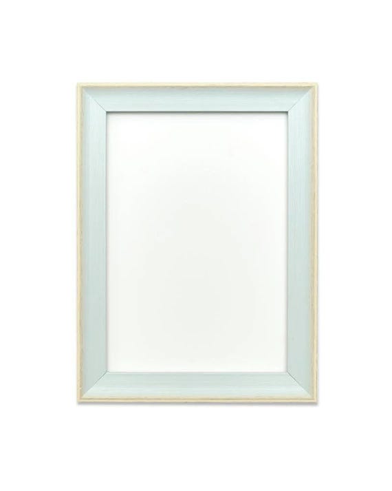 Distressed Spoon Shabby Chic Vintage Picture Photo Print Frames Choice of 3 Colours A1/A2/A3/A4/A5 Frames Cream Blue Silver