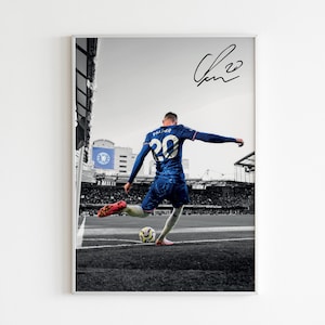 Cole Palmer Poster Decoração de quarto, Arte de parede, Decoração de casa, Pôster de esportes, Esportes, Download digital