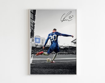 Cole Palmer Poster Signed Football Poster,  Digital Download (Send a message for custom sizes)