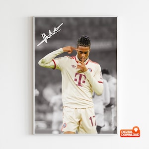 Michael Olise Poster Schlafzimmer Dekor, Wandkunst, Wohnkultur, Sport Poster, Sport, digitaler Download
