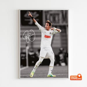 Neymar Poster, Bedroom Decor, Wall Art, Home Decor, Sports Poster, Sports, Digital Download