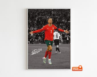 クリスティアーノ・ロナウド ポルトガル サッカーレジェンド 直筆 