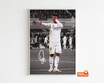 ヴィニシウス・ジュニオール 直筆サイン入りカード 新品同様。 - Etsy 日本