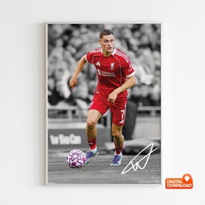 Florian Wirtz Poster Bedroom Decor, Wall Art, Home Decor, Sports Poster, Sports, Digital Download