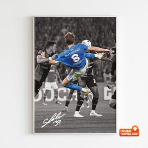 Poster di Scott McTominay, decorazione per la camera da letto, arte murale, arredamento per la casa, poster sportivo, sport, download digitale