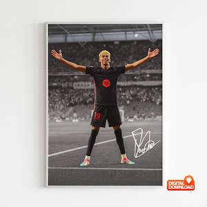 Lamine Yamal Poster Schlafzimmer Dekor, Wandkunst, Wohnkultur, Sport Poster, Sport, digitaler Download
