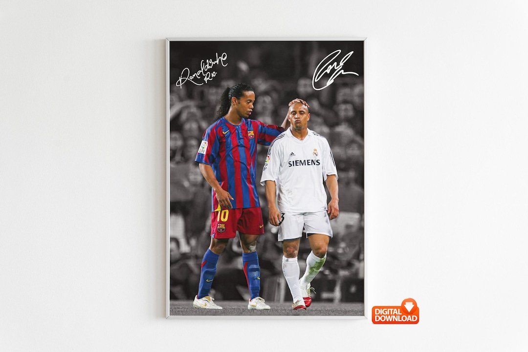 Reinaldo Poster Ronaldinho Poster, Roberto Carlos Poster, Signed Football Poster ...