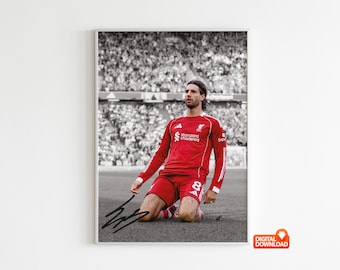 Dominik Szoboszlai Hand Signed Liverpool 2024-25 Home Shirt in