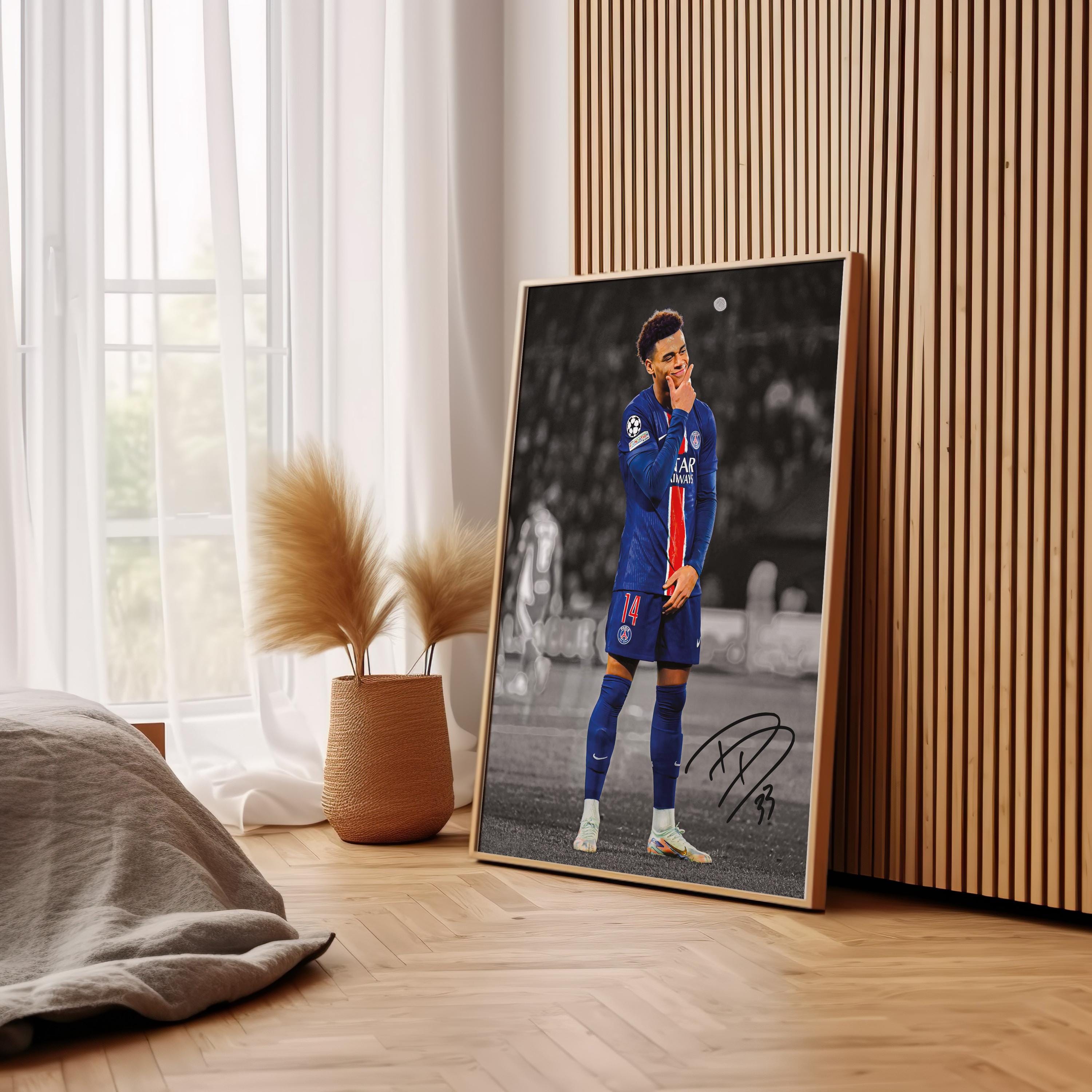 Poster De Football Sur Toile - Impression D'art 30 X 45 Cm - Décoration Murale Créative Pour Intérieur - 5