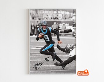 Bryce Young Poster, Signed Football Poster,  Digital Download