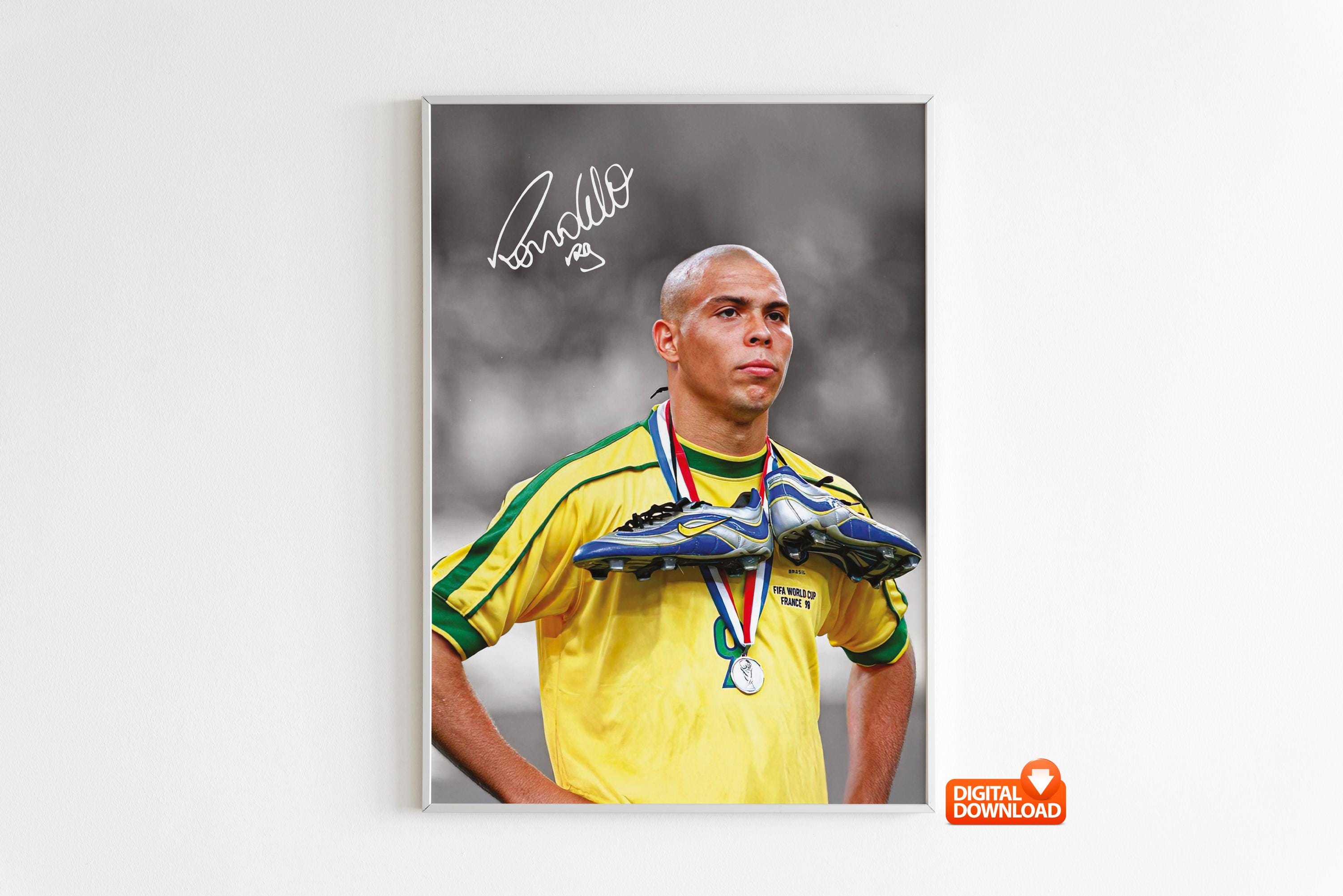 ロナウド サイン入りフォト ブラジル代表 #9 証明書あり ロナウド