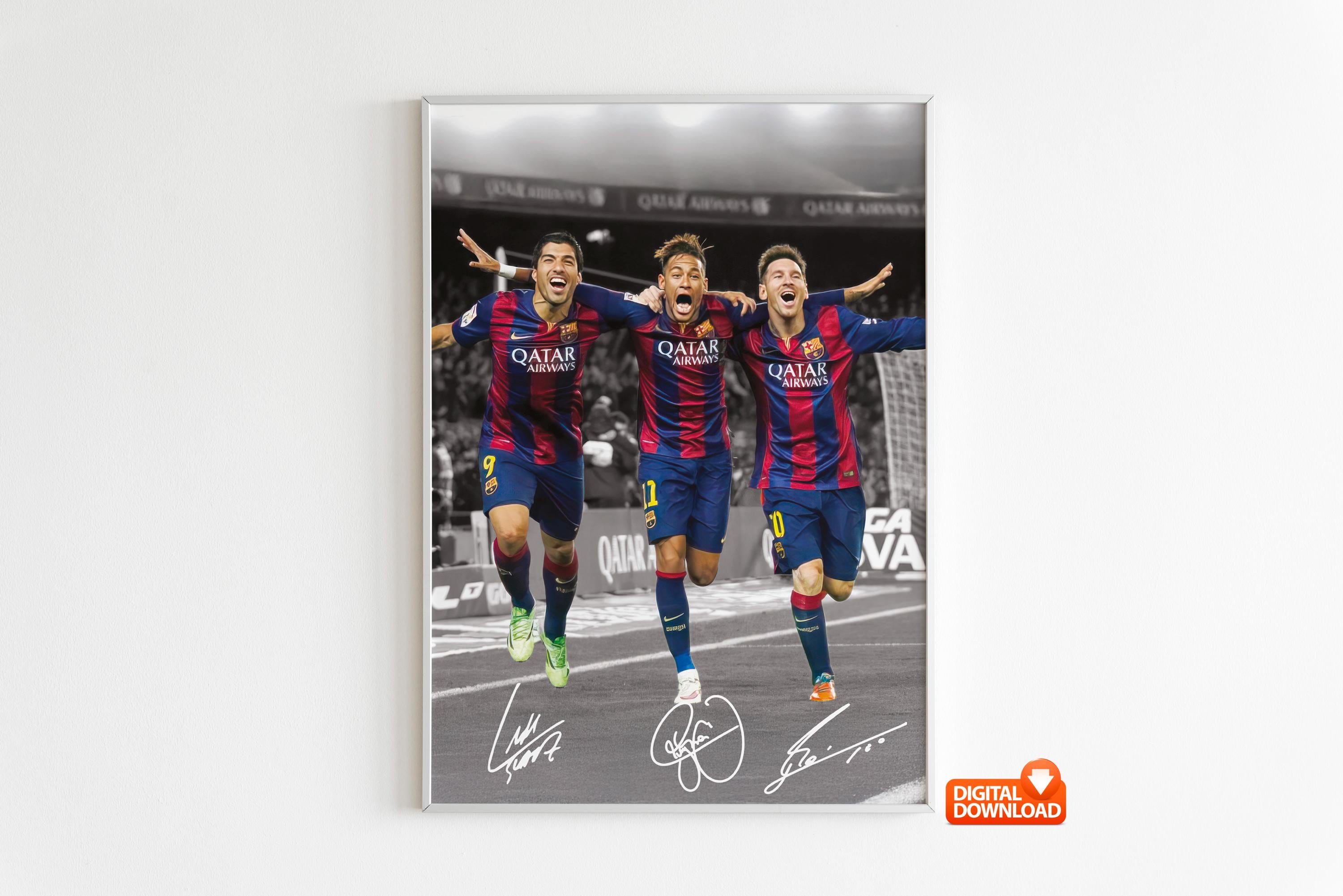 メッシ 30番 & ネイマール 10番　サッカーボーIレ様の専用　まとめ買い リオネル・メッシのポスター、ネイマールのポスター、スアレスの