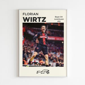 Florian Wirtz Poster Bedroom Decor, Wall Art, Home Decor, Sports Poster, Sports, Digital Download