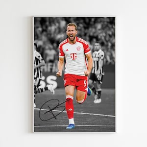 Harry Kane Poster, Wall Art, Home Decor, Sports Poster, Sports, Digital Download
