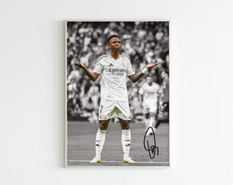 ヴィニシウス・ジュニオール 直筆サイン入りカード 新品同様