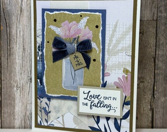 Love Isn't In The Falling Wedding/Anniversary Card