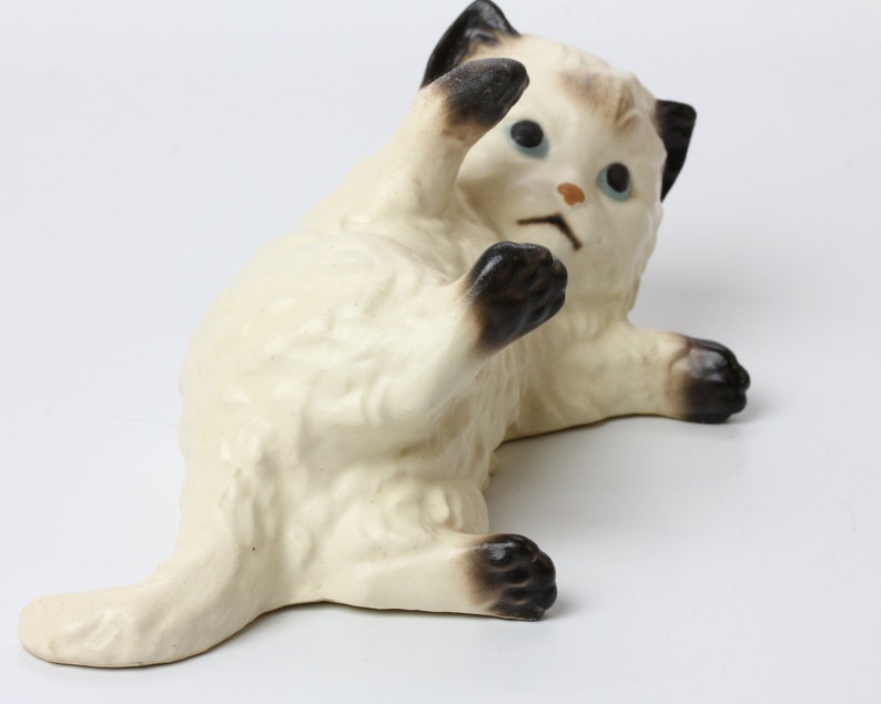 Hagen Renaker GLITTER Persian Cat Ceramic Figurine For Cat Lovers image 2