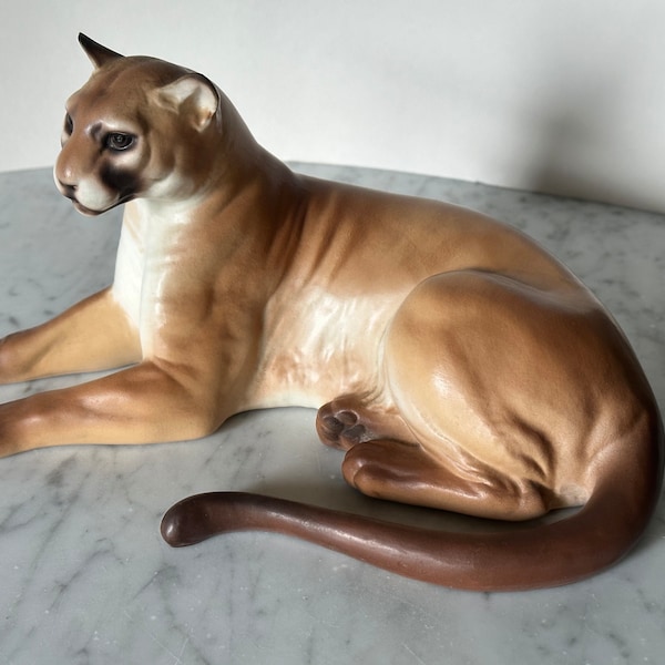 Mountain Lion Statue Etsy