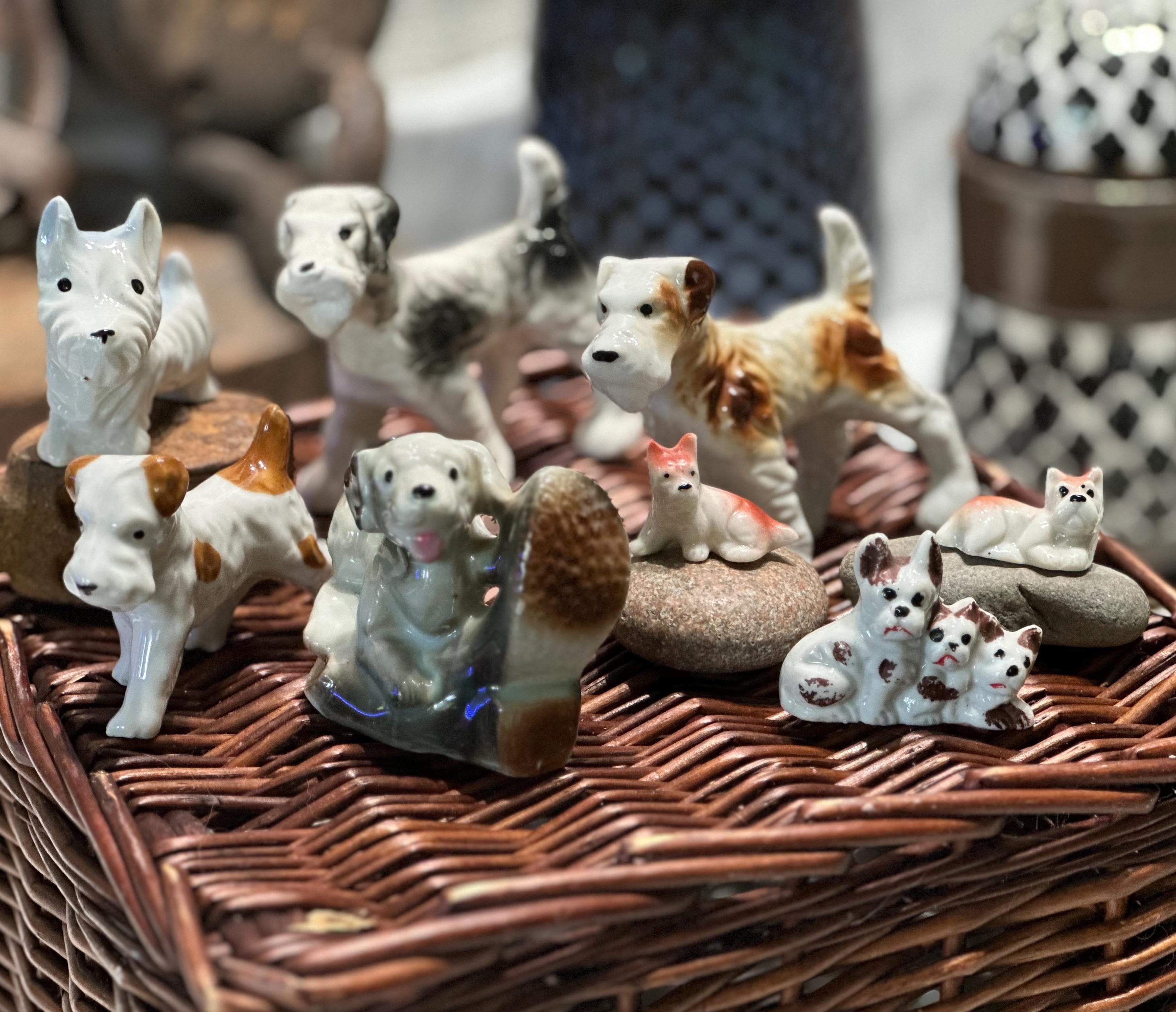 Bone china japan dog - Etsy 日本