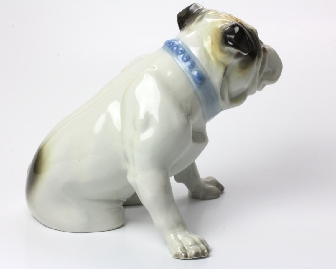 Antique English Bulldog Figurine German Grafenthal Porcelain 1930s - Etsy