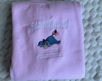 Disney Eeyore Embroidered Shirt, Eeyore Winnie The Pooh Sweatshirt, Pooh Friends Shirt, Disneyland Trip Hoodie, Family Trip Matching Sweater