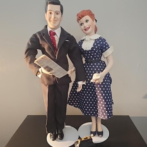 Ich liebe Lucy Porzellanpuppen Set. Lucy und Desi