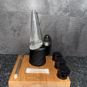 Pufco Organizer made of oak – storage for Pufco, Hotknife & Jars - including branding -