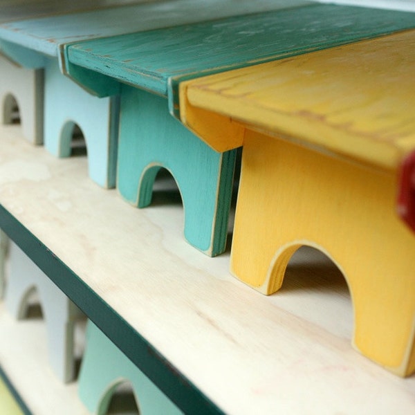 Vintage Style Step Stool No. 1, No. 2 or No. 3 Handmade by Circle Creek Home