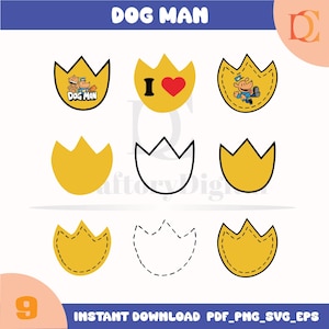 Dog Man SVG PNG BUNDLE, Dogman Png, Dogman Svg, Birthday Dogboy svg bundle,Dog Boy Cricut svg, Dog Man svg and png bundle files for cricut