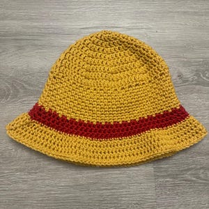 Luffy Straw Hat Crochet Pattern
