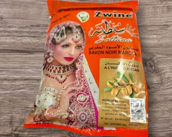 Savon Noir Marocain à l'Argan Beldi BIO 100% Naturel 300g Black Soap