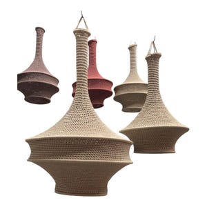 Modern Crochet Lampshade  &Crochet Light