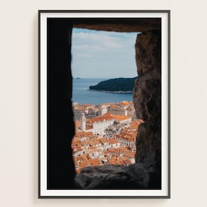 Croatia Print | Dubrovnik Old Town, Croatia Travel Photography Print, Mediterranean Wall Art, Coastal Europe Decor, Digital Download