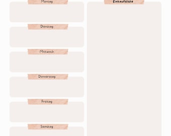 Weekly meal plan, meal prep planner, planner, meal plan, meal plan for the family, family, pre-cooking, dishes