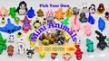 Mini Animals Pick Your Own(1-70), Minis, 3D printed Baby Animals, Birthday Gift, Articulated Fidget toy, collectible Figures, party favors