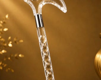 Acrylic Walking Cane: Elegant, Durable & Lightweight Stick