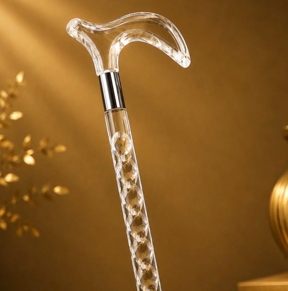 Acrylic Walking Cane: Elegant, Durable & Lightweight Stick